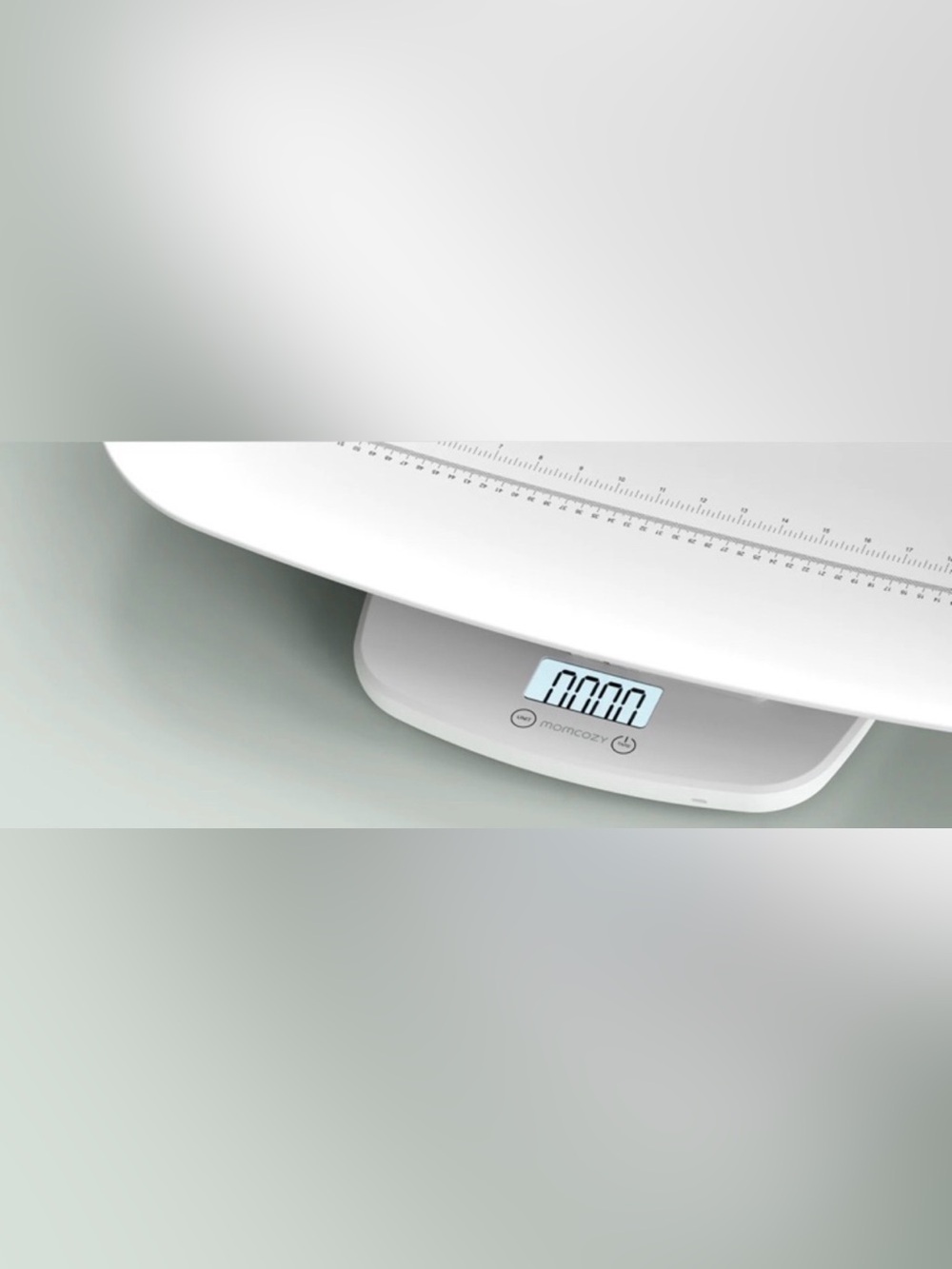 NWT Momcozy 2-in-1 Baby Scale & Length Measuring Tool | Digital | White | NIB - Picture 3 of 10